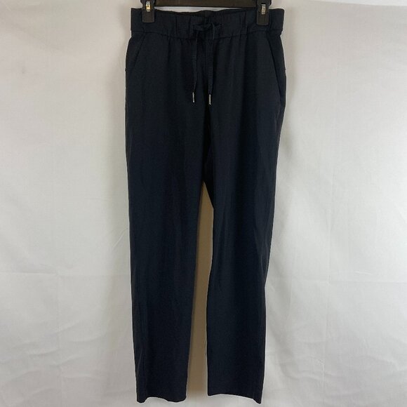 Lululemon On The Fly 7/8 Pant 4 Black - Picture 1 of 10